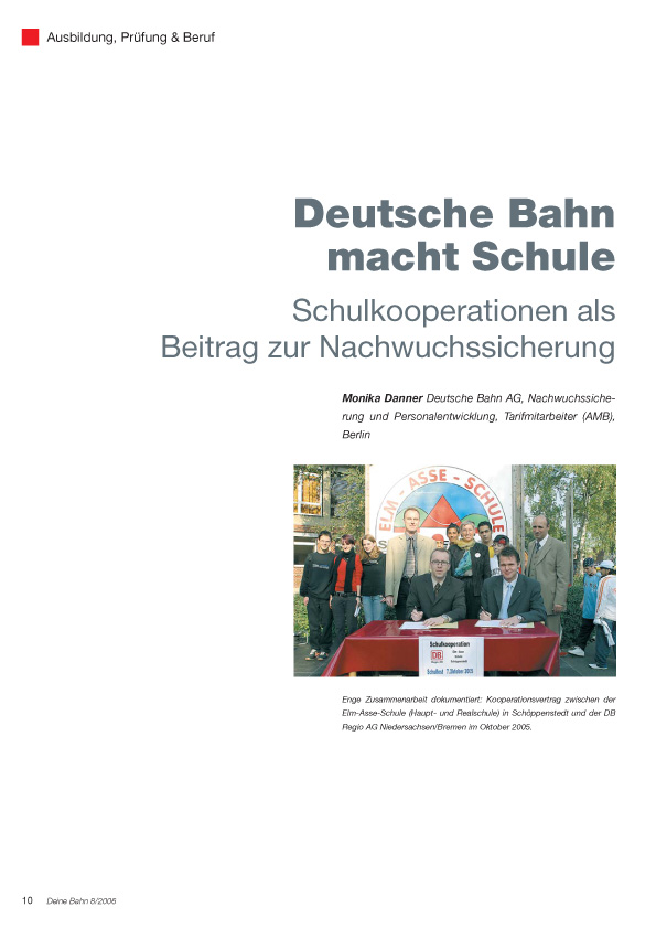 Deutsche Bahn macht Schule SystemBahn