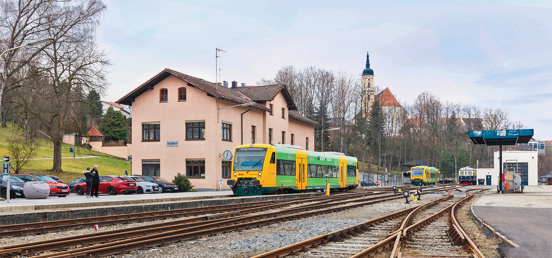 Der preisgekrönte Bahnhof Viechtach (Bayern)