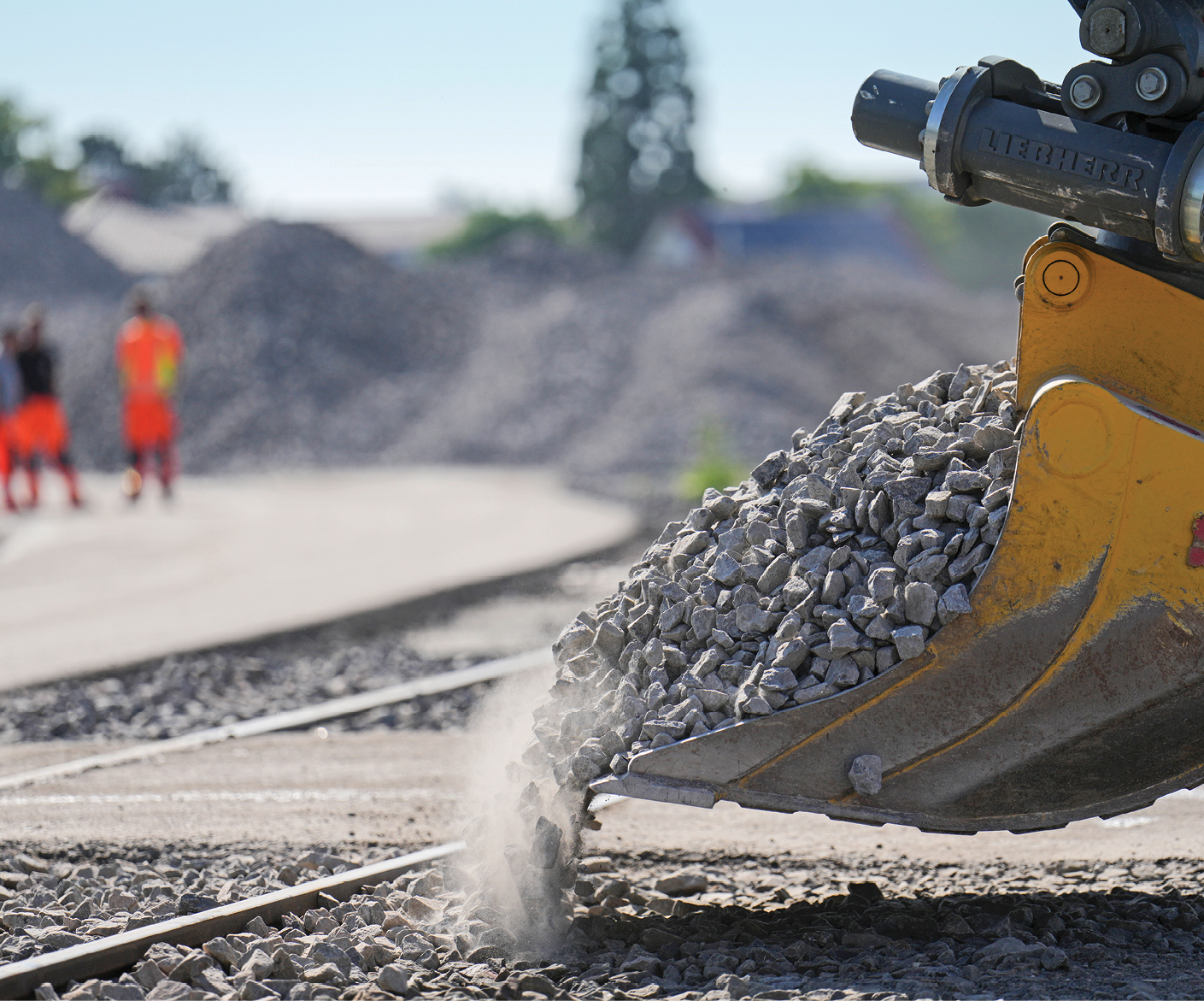 Baustelle an der Riedbahn: Nicht nur das Schienennetz, auch der Bundeshaushalt ist ein Sanierungsfall