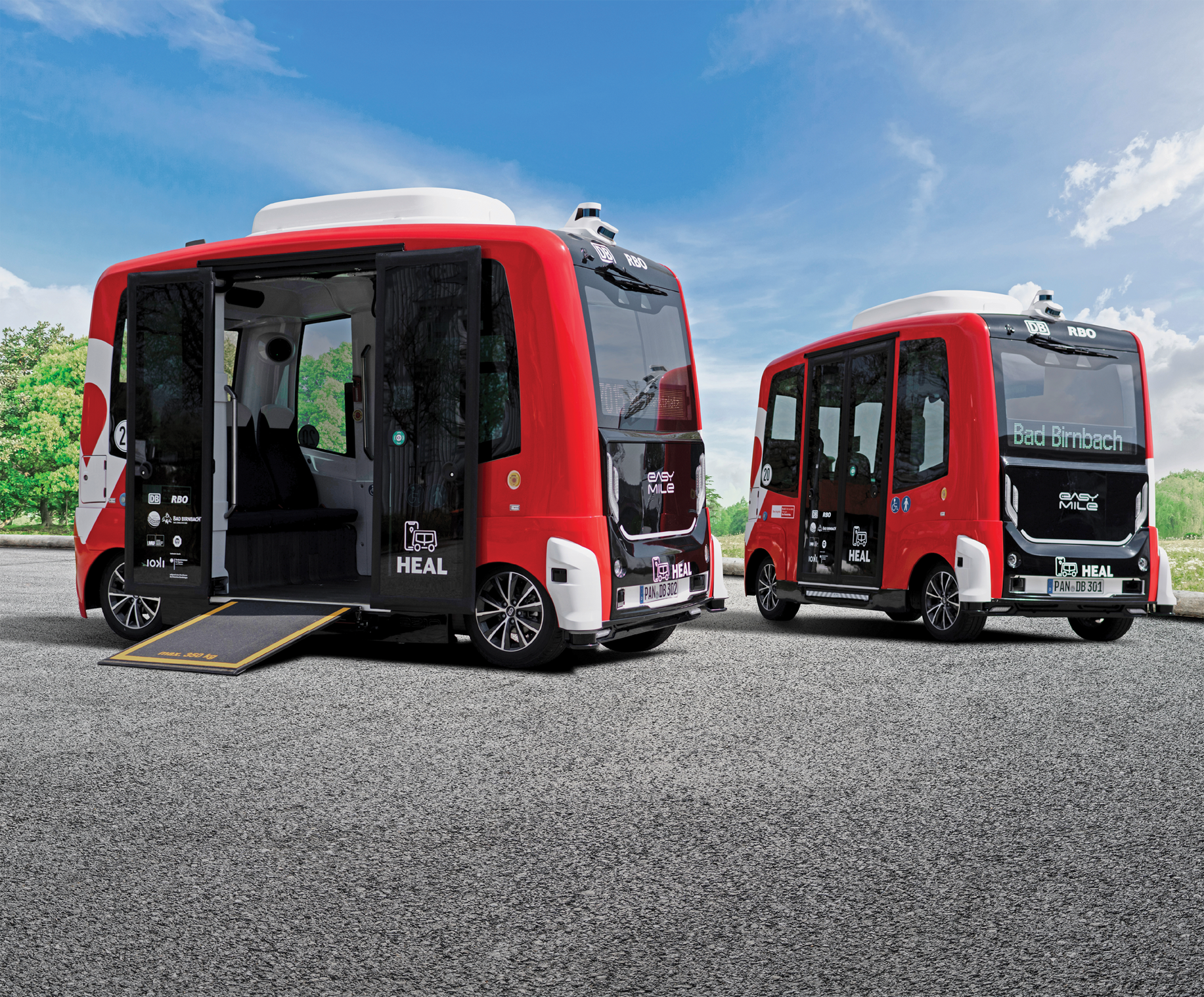 Autonomer Shuttlebus in Bad Birnbach: Hochautomatisierte Fahrzeuge können für mehr Kapazität sorgen und treffen laut einer Bitkom-Umfrage auf hohe Akzeptanz