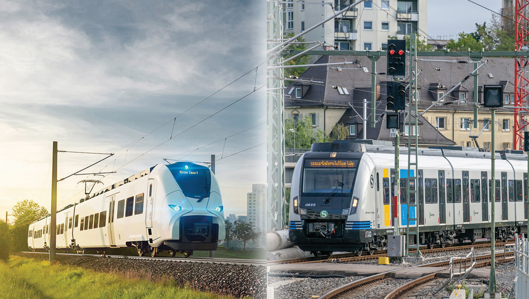 Fotos: Siemens Mobility (links)/Patrick Klein (rechts)